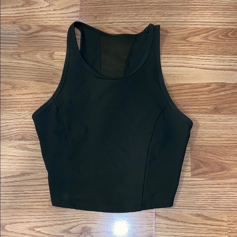 Activewear green sports bra